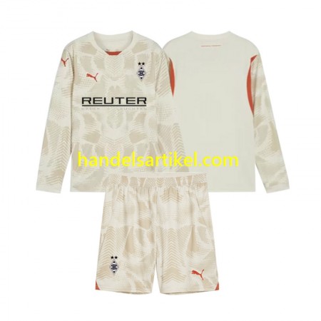 Borussia Monchengladbach Torwart Kinder Heim Trikotsatz 2024/25 Langarm